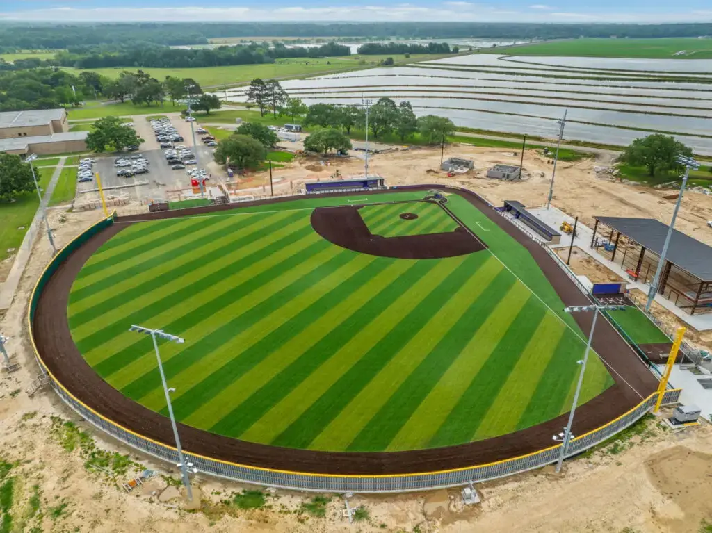LSUE baseball field representing commercial general contractor services